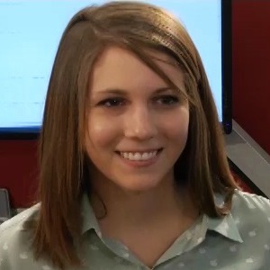 Becky Joubert, Associate Application Analyst and Developer, formerly a Bank Teller