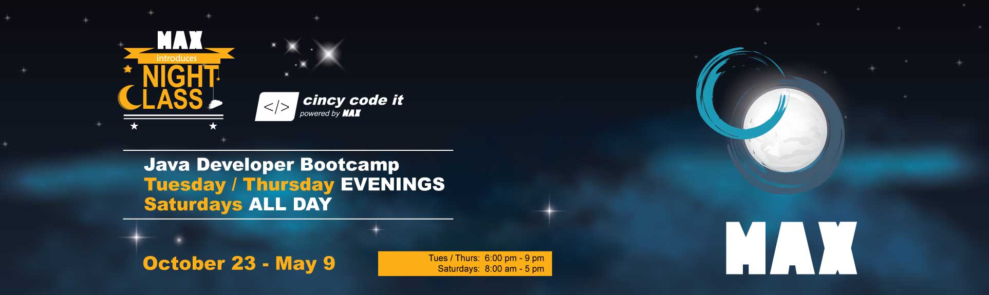 Part-time evening weekend Java coding bootcamp